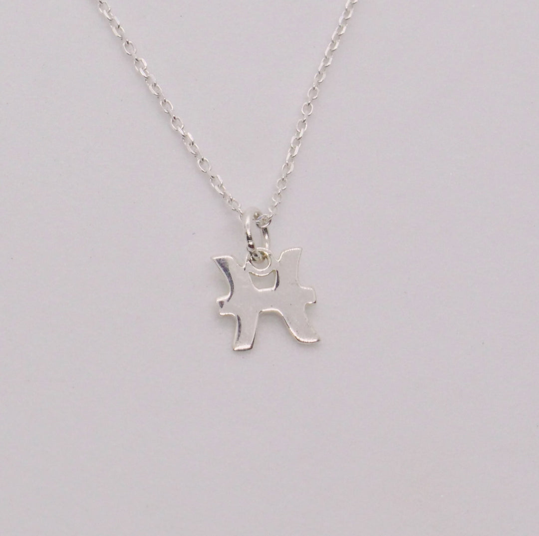 Zodiac Necklaces Sterling Silver