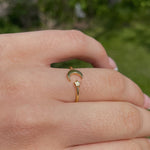 Load image into Gallery viewer, Star & Moon Gold-Plated Ring