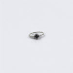 Load image into Gallery viewer, Agatha Black Agate Clover Ring