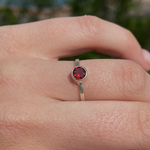 Load image into Gallery viewer, Rouge Garnet Ring
