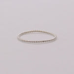 Load image into Gallery viewer, Rope Sterling Silver Ring