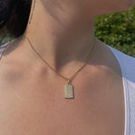 Load image into Gallery viewer, Sun, Moon, and Evil Eye Pendent Necklace