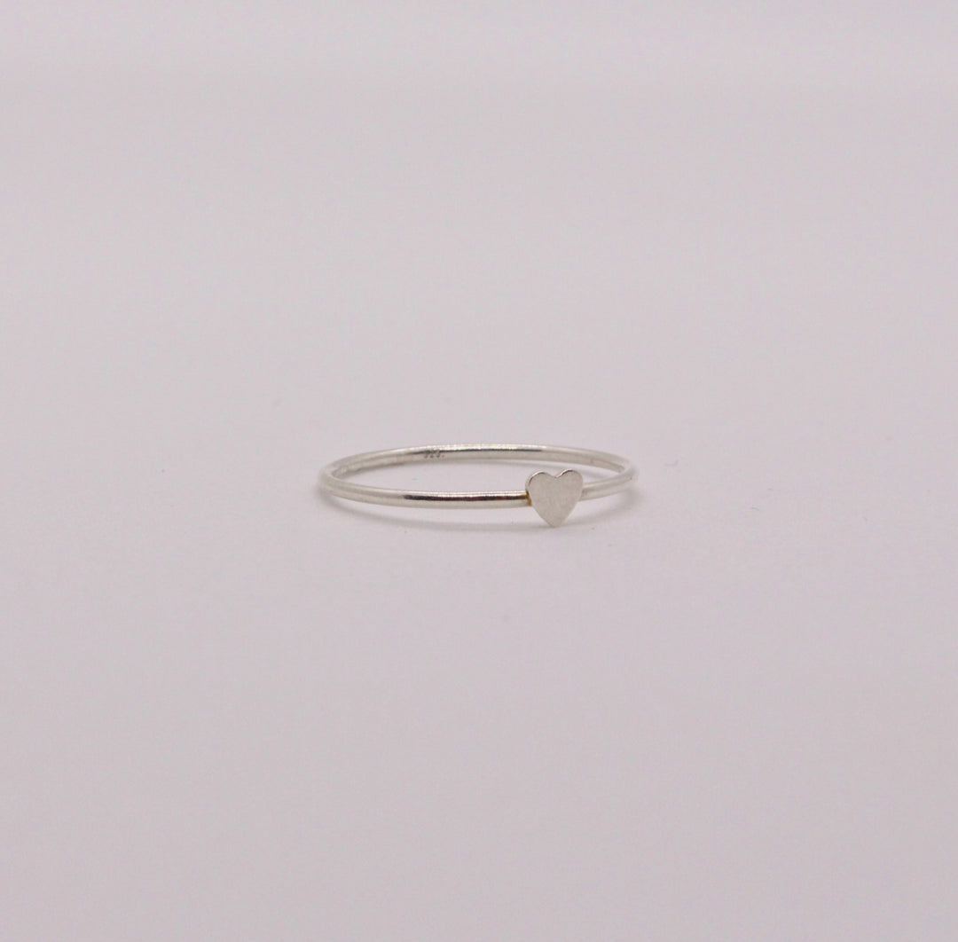 Heart Sterling Silver Ring