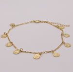 Load image into Gallery viewer, Traveler's Coin Anklet