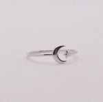 Load image into Gallery viewer, Star & Moon Silver Ring