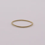 Load image into Gallery viewer, Rope Gold Filled Ring