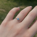Load image into Gallery viewer, Mati Ring - Silver Light Blue
