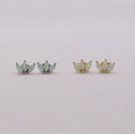 Load image into Gallery viewer, Triple Opal Earrings