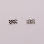 Load image into Gallery viewer, Aquarius Zodiac Earrings