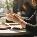 Load image into Gallery viewer, Black Onyx Clover Gold Bracelet