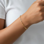 Load image into Gallery viewer, Paperclip Gold Bracelet