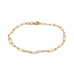 Load image into Gallery viewer, Paperclip Gold Bracelet