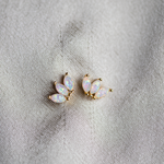 Load image into Gallery viewer, Triple Opal Earrings
