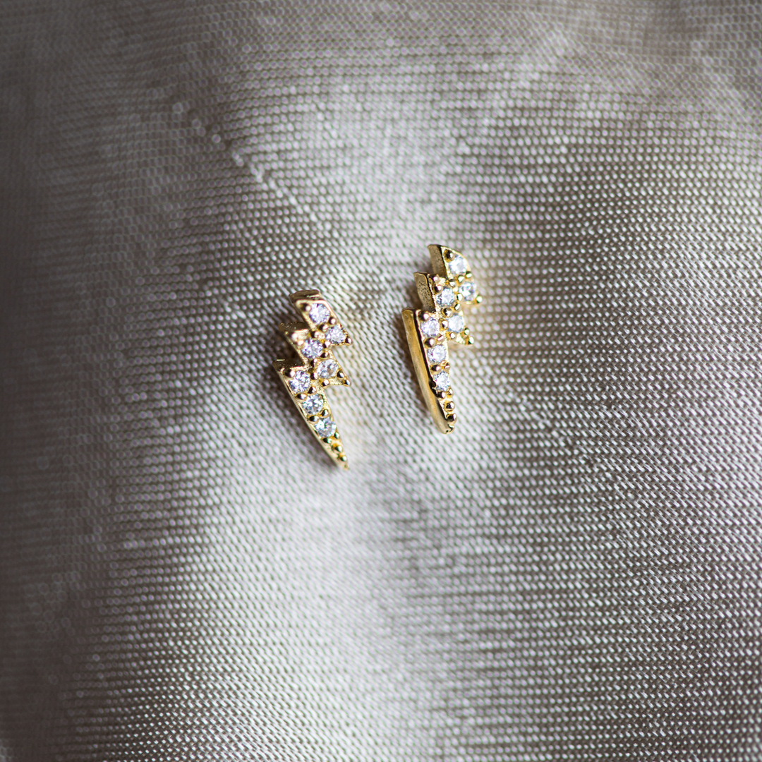 Lightning Bolt Studs