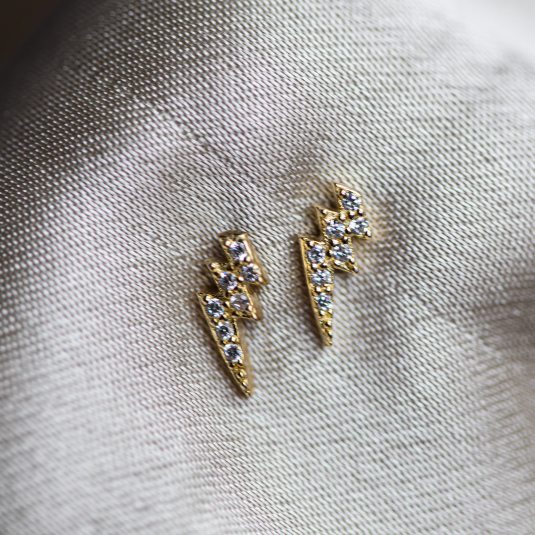 Lightning Bolt Studs