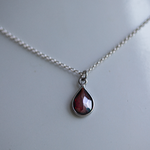 Load image into Gallery viewer, Cosima Garnet Necklace