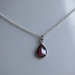 Load image into Gallery viewer, Cosima Garnet Necklace
