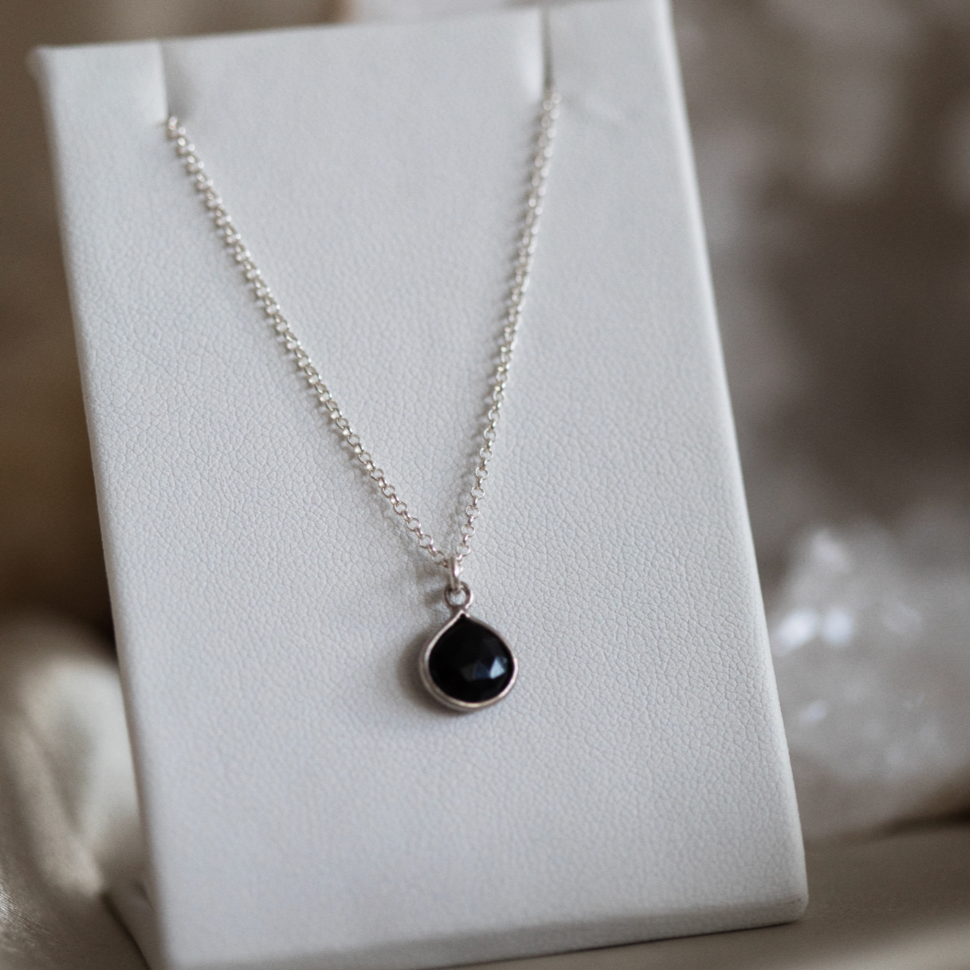 Raven Black Onyx Necklace
