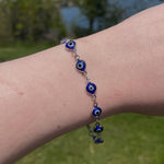 Load image into Gallery viewer, Gold-Filled Evil Eye Bracelet
