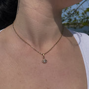 CZ Evil Eye Necklace