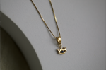 Load image into Gallery viewer, Liza Gold Evil Eye Necklace
