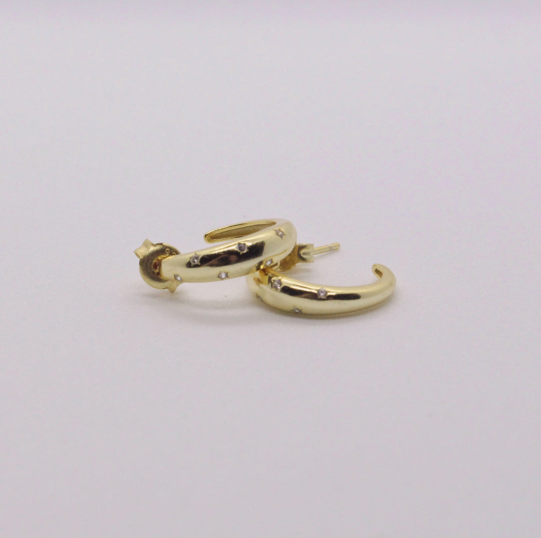 CZ Star Hoops