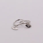 Load image into Gallery viewer, Evil Eye Huggie Earrings
