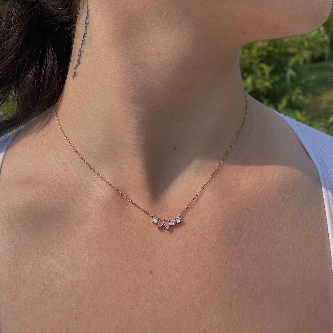 Nia Rose Gold Plated Necklace
