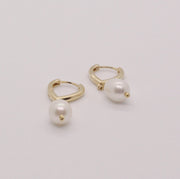 Golden Pearl Earrings