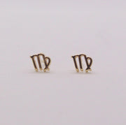 Virgo Zodiac Studs