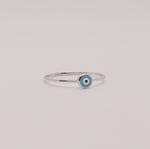 Load image into Gallery viewer, Mati Ring - Silver Light Blue

