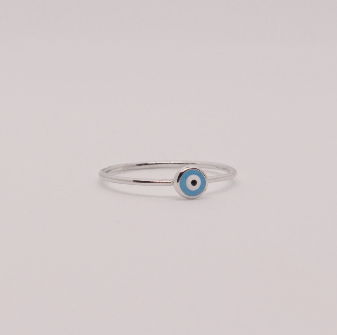 Mati Ring - Silver Light Blue