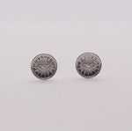 Load image into Gallery viewer, Evil Eye Coin Studs

