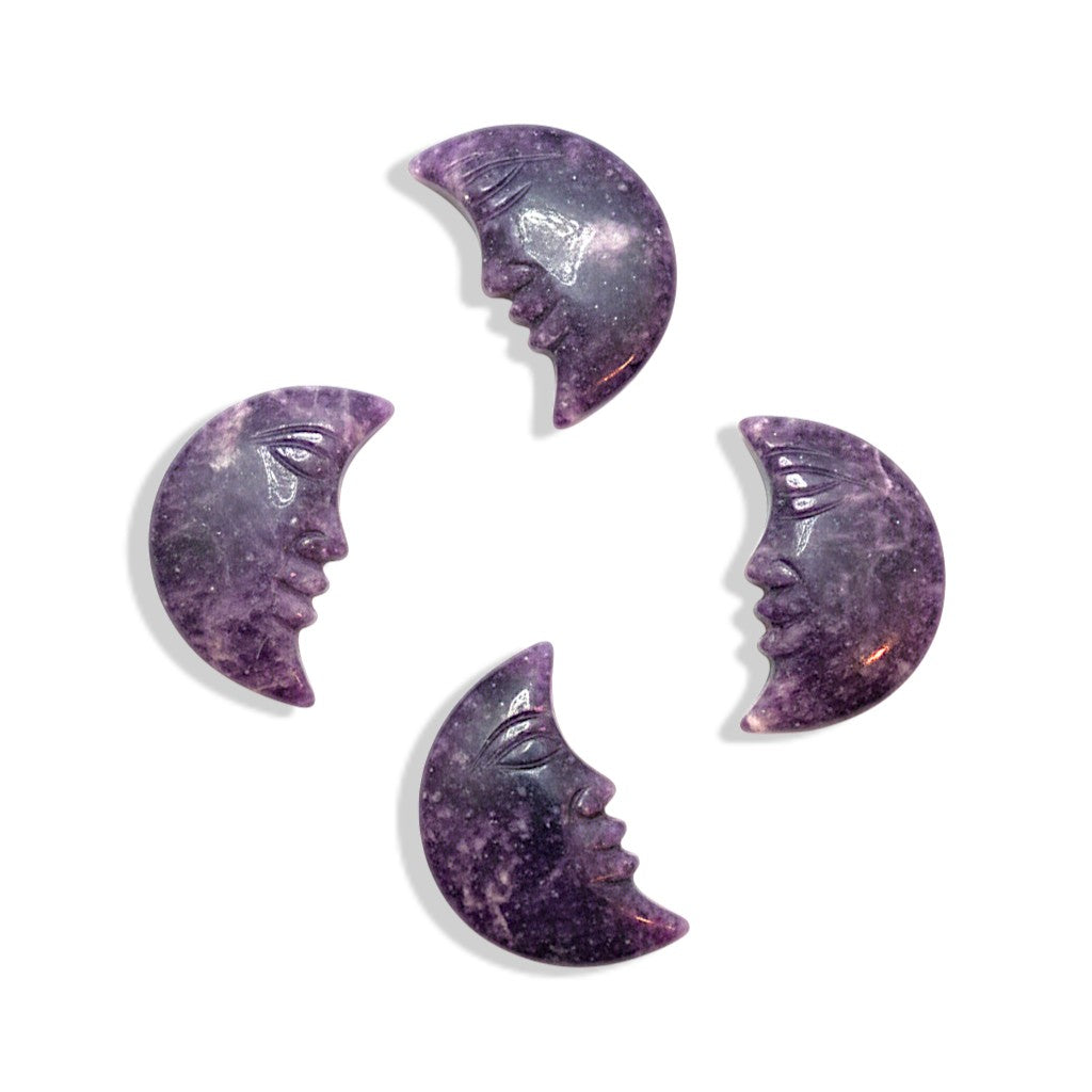 Small Lepidolite Moon