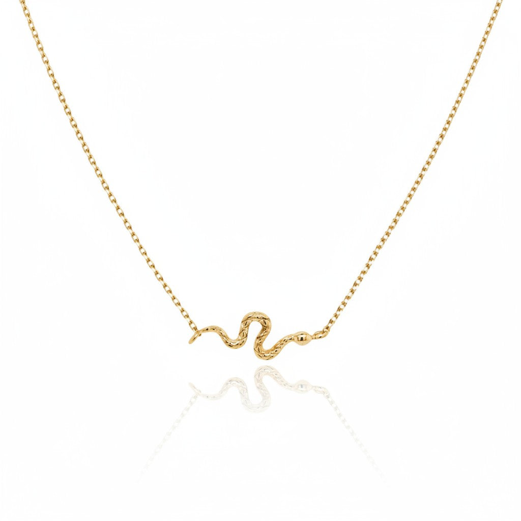 Serpent Gold Necklace