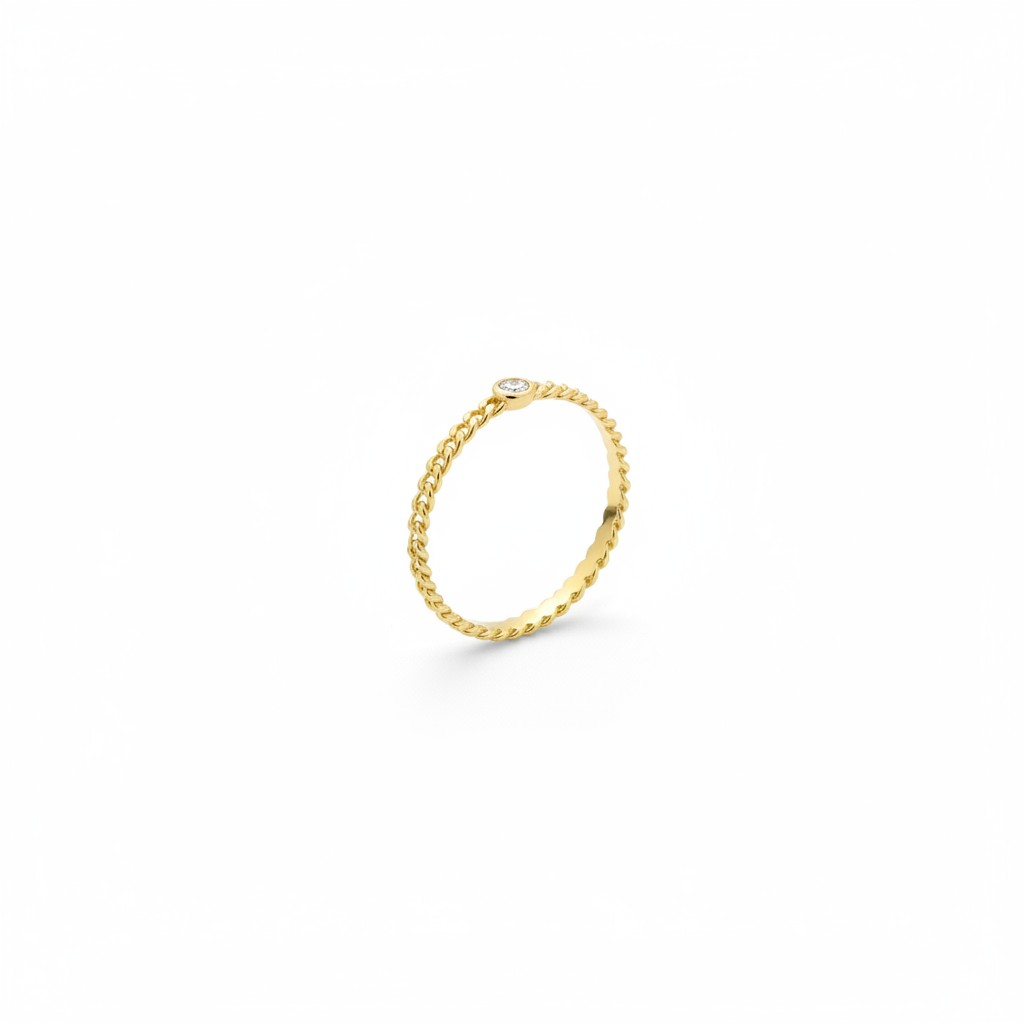 Gold Link Ring