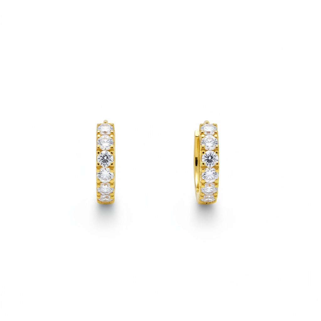 Sparkle Pave Huggies