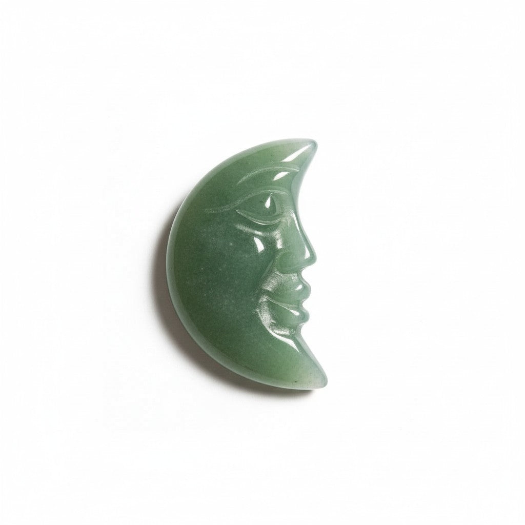 Small Green Aventurine Moon