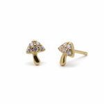 Load image into Gallery viewer, Petite Mushroom Studs