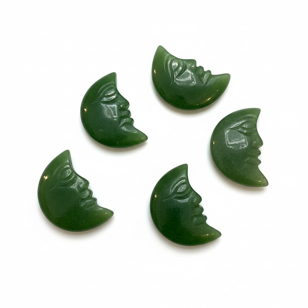 Small Green Aventurine Moon