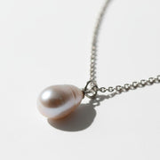 Silver Pearl Necklace