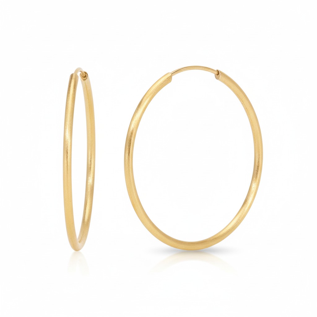 Large Gold Hoops