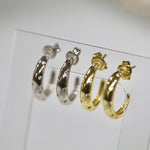 Load image into Gallery viewer, CZ Star Hoops
