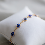 Load image into Gallery viewer, Gold-Filled Evil Eye Bracelet
