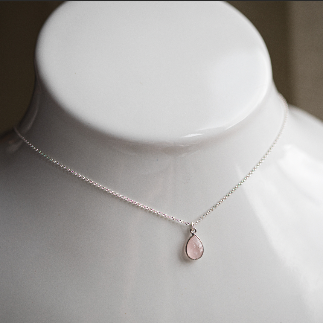 Davina Rose Quartz Necklace
