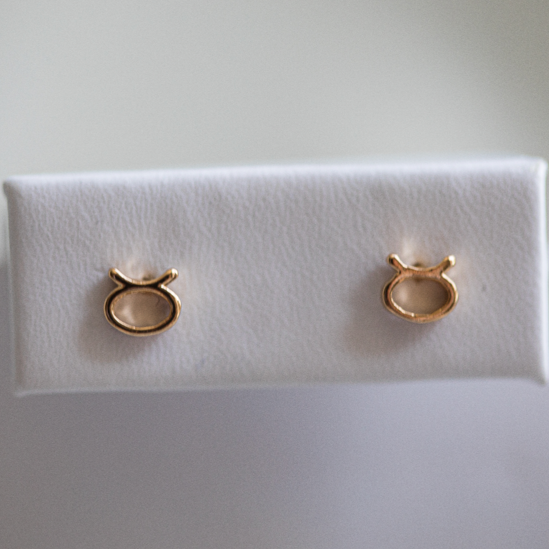 Taurus Zodiac Earrings